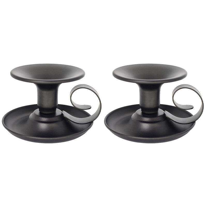 2pcs European Iron Candle Holders for Candlelight Dinner Decorative Lighting - Gold V528-CANDLESTICK-2PCS-GOLD-538758