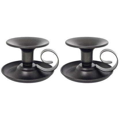 2pcs European Iron Candle Holders for Candlelight Dinner Decorative Lighting - Gold V528-CANDLESTICK-2PCS-GOLD-538758
