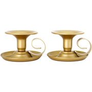 2pcs European Iron Candle Holders for Candlelight Dinner Decorative Lighting - Gold V528-CANDLESTICK-2PCS-GOLD-538758