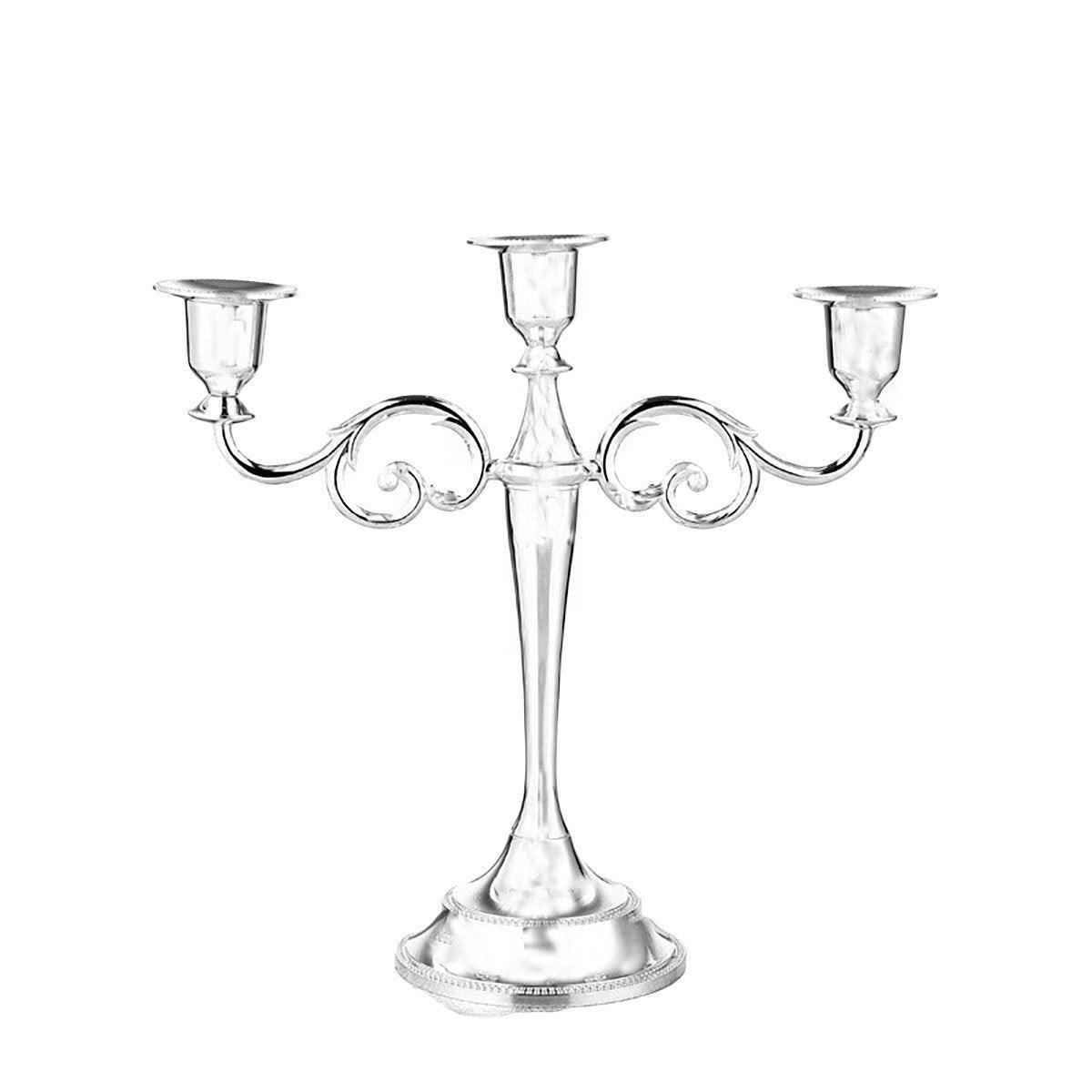 3/5 Arms Alloy Candle Holder Stand Candlesticks Candelabra Wedding Home Decor - 3-Bronze V528-CANDLESTICK-3-TS-420416