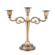3/5 Arms Alloy Candle Holder Stand Candlesticks Candelabra Wedding Home Decor - 3-Bronze V528-CANDLESTICK-3-TS-420416