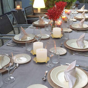 4pcs Iron Plate Candle Holder Aroma Base Tray for Decorative Candle Stand Set - Black V528-CANDLESTICK-4PCS-BLACK-971256
