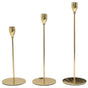 Set of 3 Decorative Candlestick Holder Candle Stand for Wedding / Dinner / Party - Gold V528-CANDLESTICKS-GOLD-110474