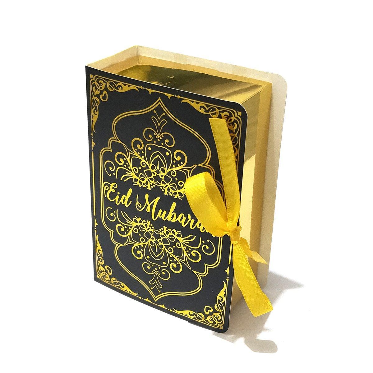50PCS Moon Stars Wedding Candy Box Gift Box Holiday Party Decorations Favour - Black V528-CANDY-BOX-50PCS-BLACK-600709
