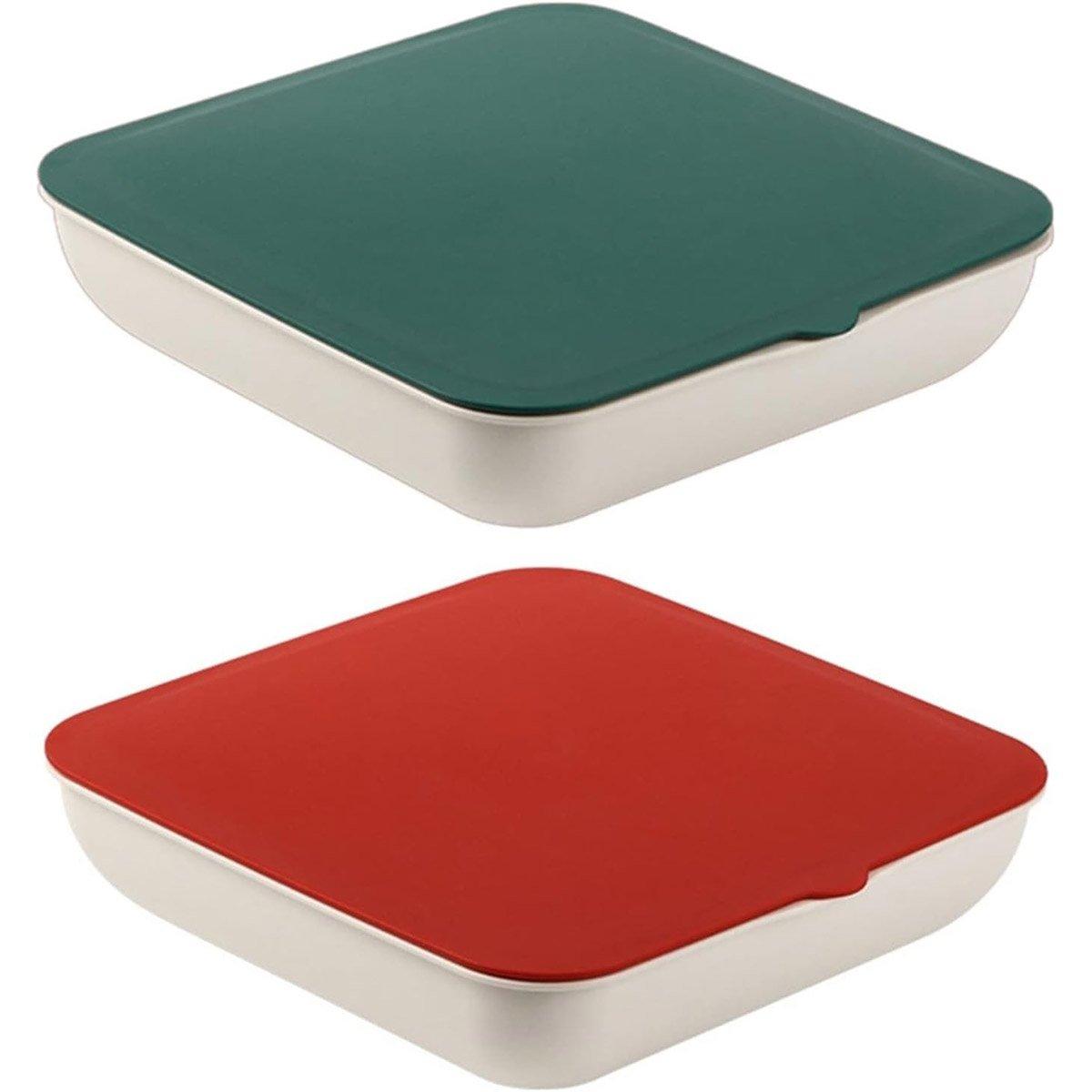 Plastic Fruit Plate Candy Box Dried Fruit Storage Box Snacks Nuts Tray Holder - Green V528-CANDY-BOX-GREEN-695125