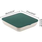 Plastic Fruit Plate Candy Box Dried Fruit Storage Box Snacks Nuts Tray Holder - Green V528-CANDY-BOX-GREEN-695125