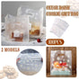 100Pcs Clear Daisy Cookie Bags with Handle - Party Candy Packaging - Daisy V528-CANDYBAG-DAISY-847175