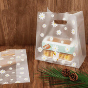 100Pcs Clear Daisy Cookie Bags with Handle - Party Candy Packaging - Daisy V528-CANDYBAG-DAISY-847175