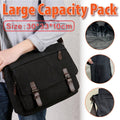 Canvas Messenger Shoulder Bag Large Capacity Crossbody Travel Work Handbag V528-CANVAS-BAG-BLACK-904884