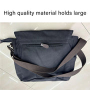 Canvas Messenger Shoulder Bag Large Capacity Crossbody Travel Work Handbag V528-CANVAS-BAG-BLACK-904884