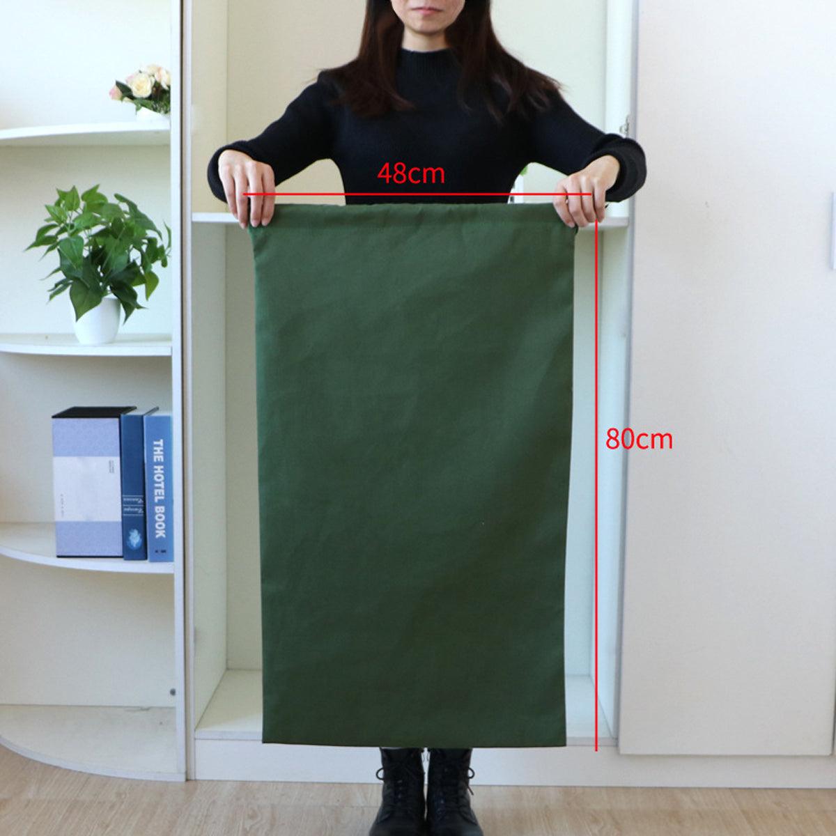 Canvas Drawstring Large Bag Pouch Clothes Craft Storage Laundry - Green-74X120cm V528-CANVAS-BAG-GREEN-74-120-701221
