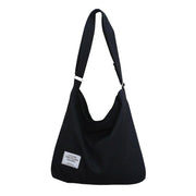 Womens Large Canvas Handbag Ladies Travel Messenger Shoulder Bag Hobo Tote Purse - White V528-CANVASBAG-WHITE-23035