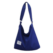 Womens Large Canvas Handbag Ladies Travel Messenger Shoulder Bag Hobo Tote Purse - White V528-CANVASBAG-WHITE-23035