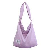 Womens Large Canvas Handbag Ladies Travel Messenger Shoulder Bag Hobo Tote Purse - White V528-CANVASBAG-WHITE-23035