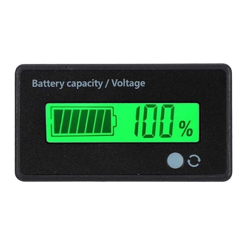 Lcd 12V-48V Battery Capacity Indicator Voltage Voltmeter Monitor Meter Caravan V528-CAPACITYINDICATOR-202456