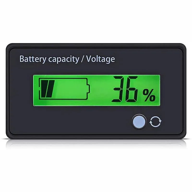 Lcd 12V-48V Battery Capacity Indicator Voltage Voltmeter Monitor Meter Caravan V528-CAPACITYINDICATOR-202456