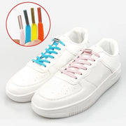 No Tie Locked Elastic Shoelace Shoe Lace Lazy Laces Sports Sneakers - Pink V528-CAPSULELACES-PINK-53165