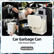 Car Waste Bin Wall Mounted In-Car Garbage Organiser Vehicle Trash Can Holder V528-CAR-5L-828132