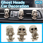 3pcs Ghost Head Car Decoration Accessories Halloween Ornament Vehicle Interior V528-CAR-ACCESSORIES-275145