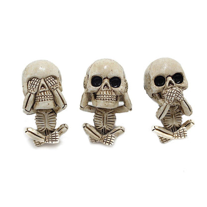 3pcs Ghost Head Car Decoration Accessories Halloween Ornament Vehicle Interior V528-CAR-ACCESSORIES-275145