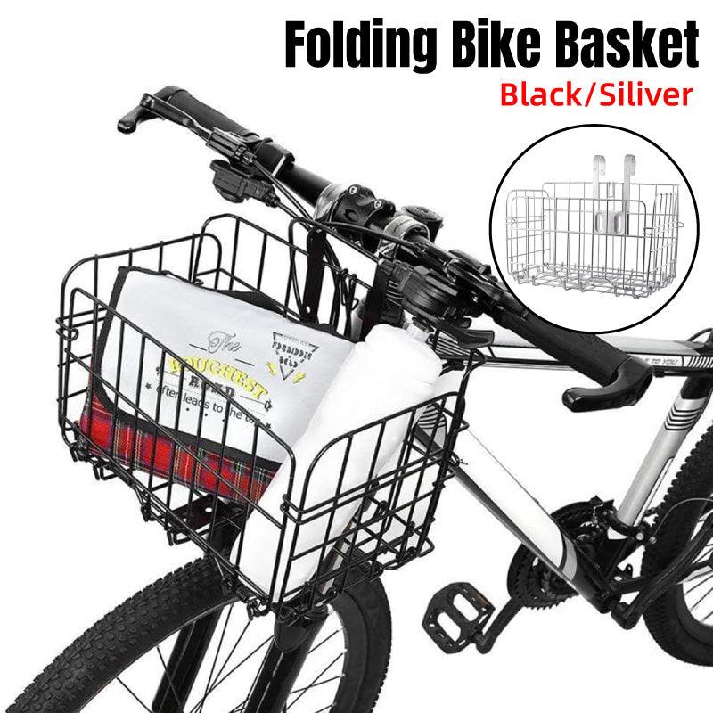 Foldable Bicycle Basket Front and Rear Hanging Storage Rack Bike Accessories - Black V528-CAR-BASKET-BLACK-719981