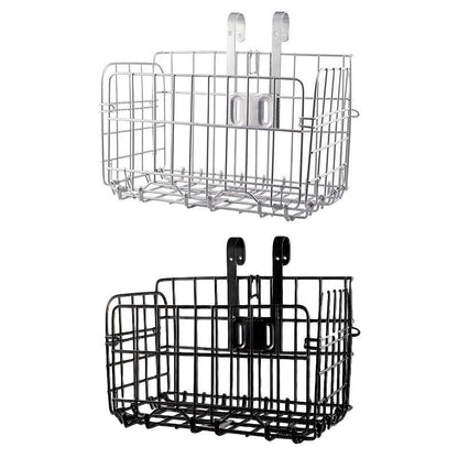 Foldable Bicycle Basket Front and Rear Hanging Storage Rack Bike Accessories - Silver V528-CAR-BASKET-SILVER-355306