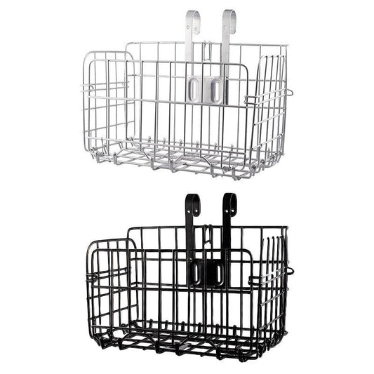 Foldable Bicycle Basket Front and Rear Hanging Storage Rack Bike Accessories - Silver V528-CAR-BASKET-SILVER-355306