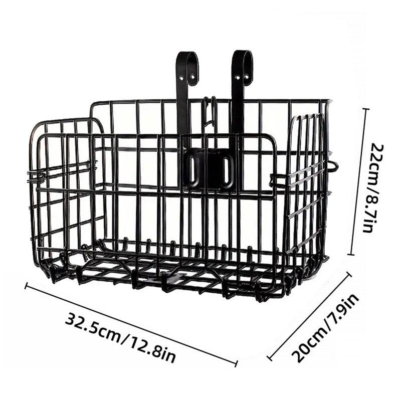 Foldable Bicycle Basket Front and Rear Hanging Storage Rack Bike Accessories - Silver V528-CAR-BASKET-SILVER-355306