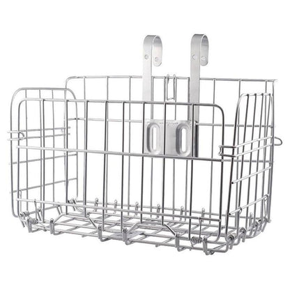 Foldable Bicycle Basket Front and Rear Hanging Storage Rack Bike Accessories - Silver V528-CAR-BASKET-SILVER-355306