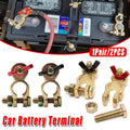 2pcs Car Battery Clamp Connector Heavy Duty Cable Battery Head Terminal Kit V528-CAR-BATTERY-CLAMP-1PAIR-672758