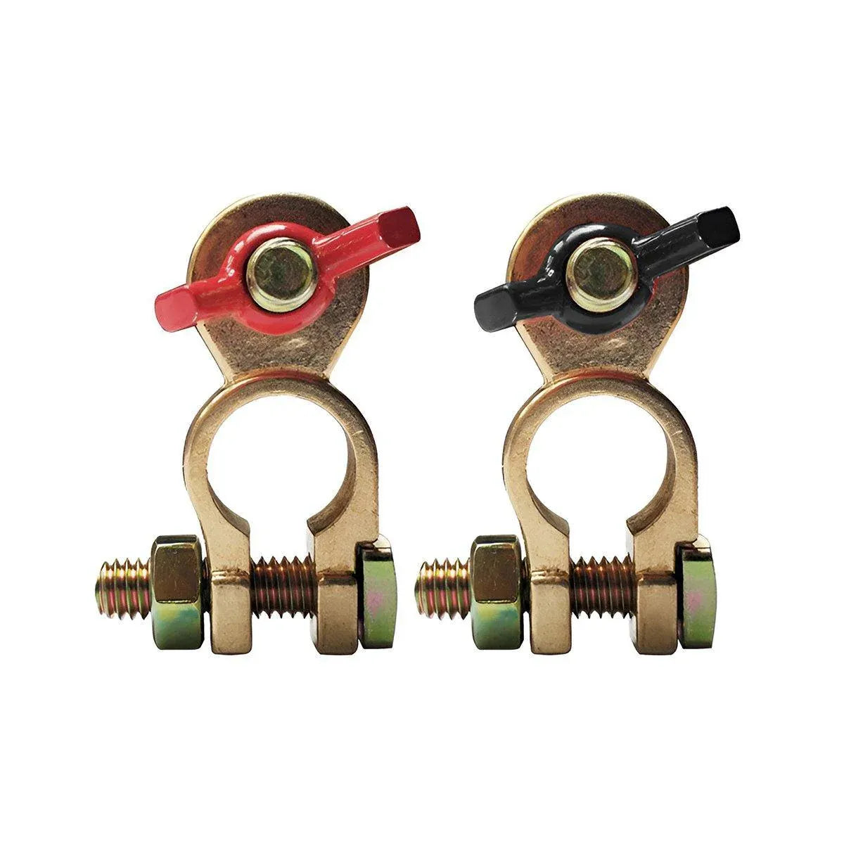 2pcs Car Battery Clamp Connector Heavy Duty Cable Battery Head Terminal Kit V528-CAR-BATTERY-CLAMP-1PAIR-672758