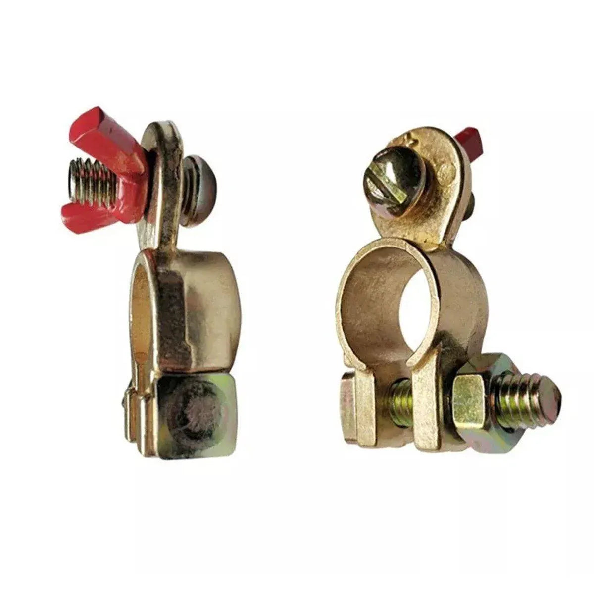 2pcs Car Battery Clamp Connector Heavy Duty Cable Battery Head Terminal Kit V528-CAR-BATTERY-CLAMP-1PAIR-672758