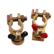 2pcs Car Battery Clamp Connector Heavy Duty Cable Battery Head Terminal Kit V528-CAR-BATTERY-CLAMP-1PAIR-672758