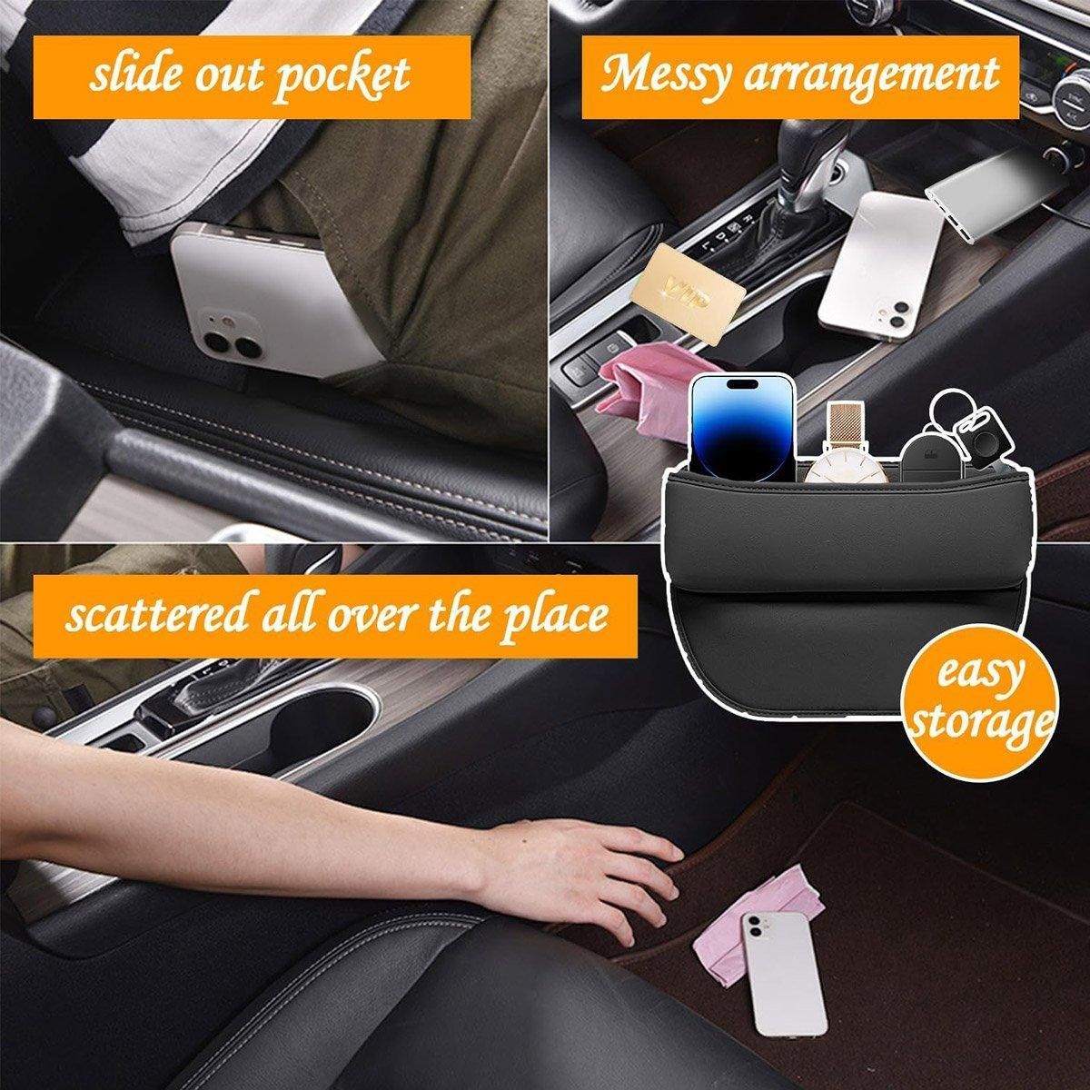 Universal Gap Storage Organizer Box for Vehicle Front Console Side Slot V528-CAR-BLACK-959244