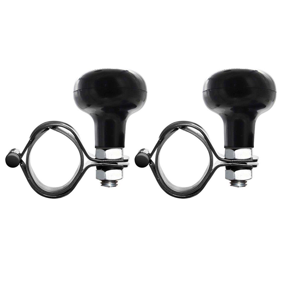 2PCS Car Steering Wheel Booster Auxiliary Ball One Hand Turn Saver Driving Aid V528-CAR-BOOSTER-BLACK-2PCS-776784