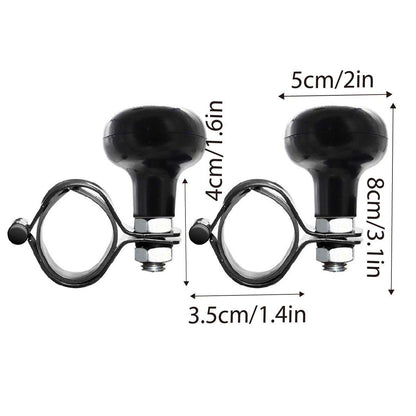 2PCS Car Steering Wheel Booster Auxiliary Ball One Hand Turn Saver Driving Aid V528-CAR-BOOSTER-BLACK-2PCS-776784
