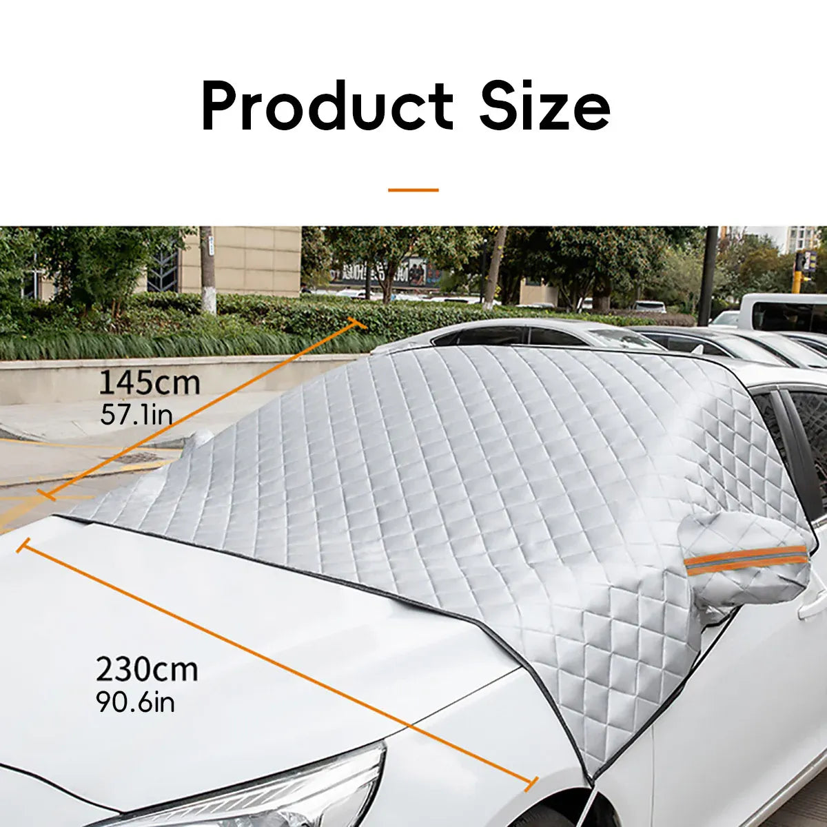 Car Windshield Cover SUV Sun Shade Windscreen Frost Snow Ice Sunshade Protector V528-CAR-COVER-123202
