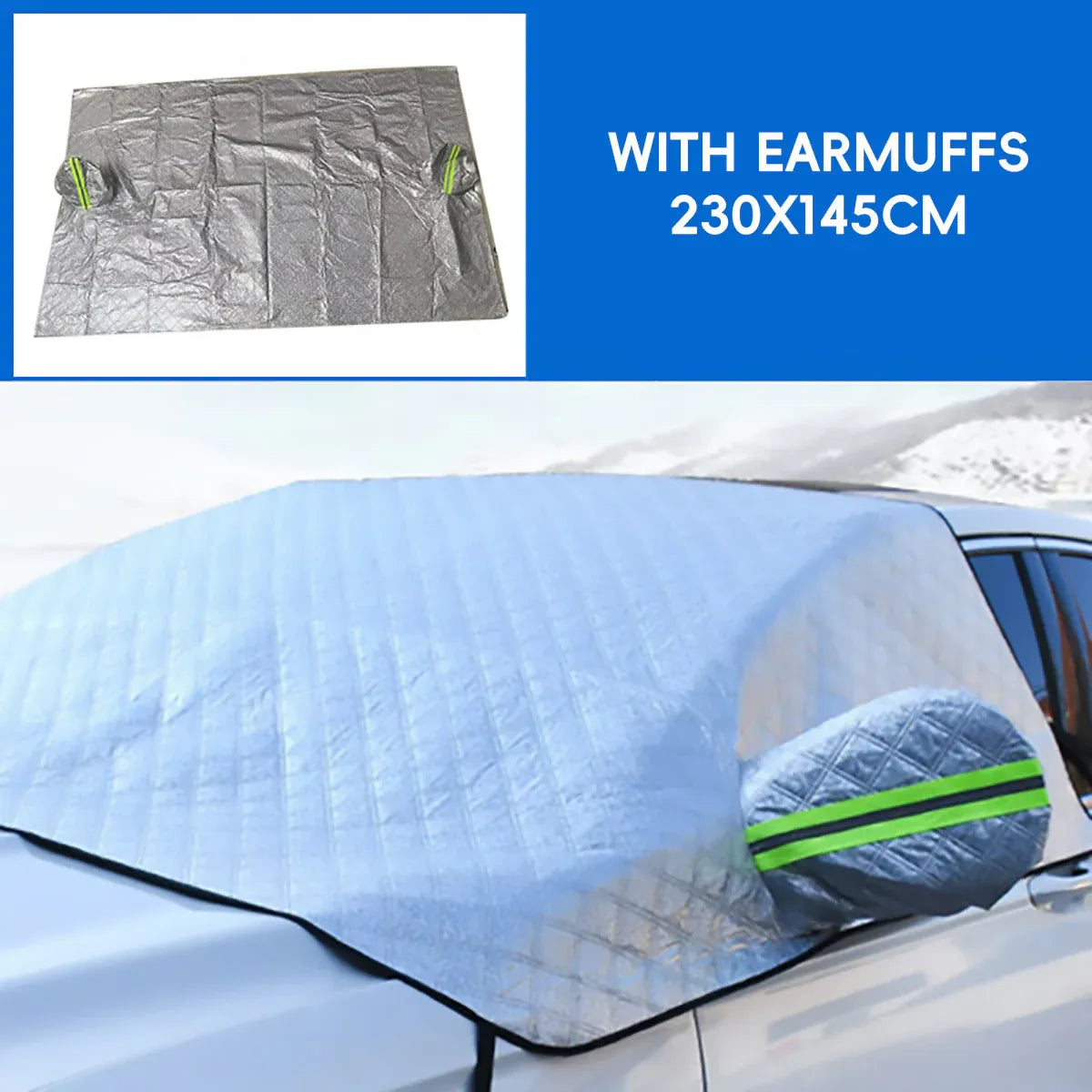 Car Windshield Cover SUV Sun Shade Windscreen Frost Snow Ice Sunshade Protector V528-CAR-COVER-123202