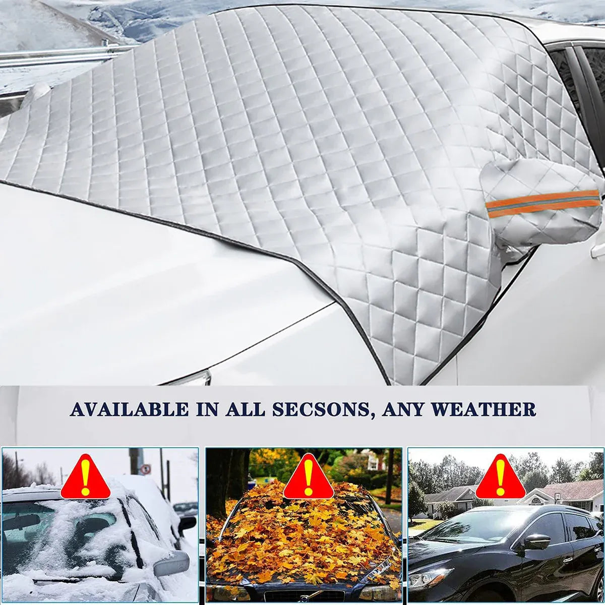 Car Windshield Cover SUV Sun Shade Windscreen Frost Snow Ice Sunshade Protector V528-CAR-COVER-123202