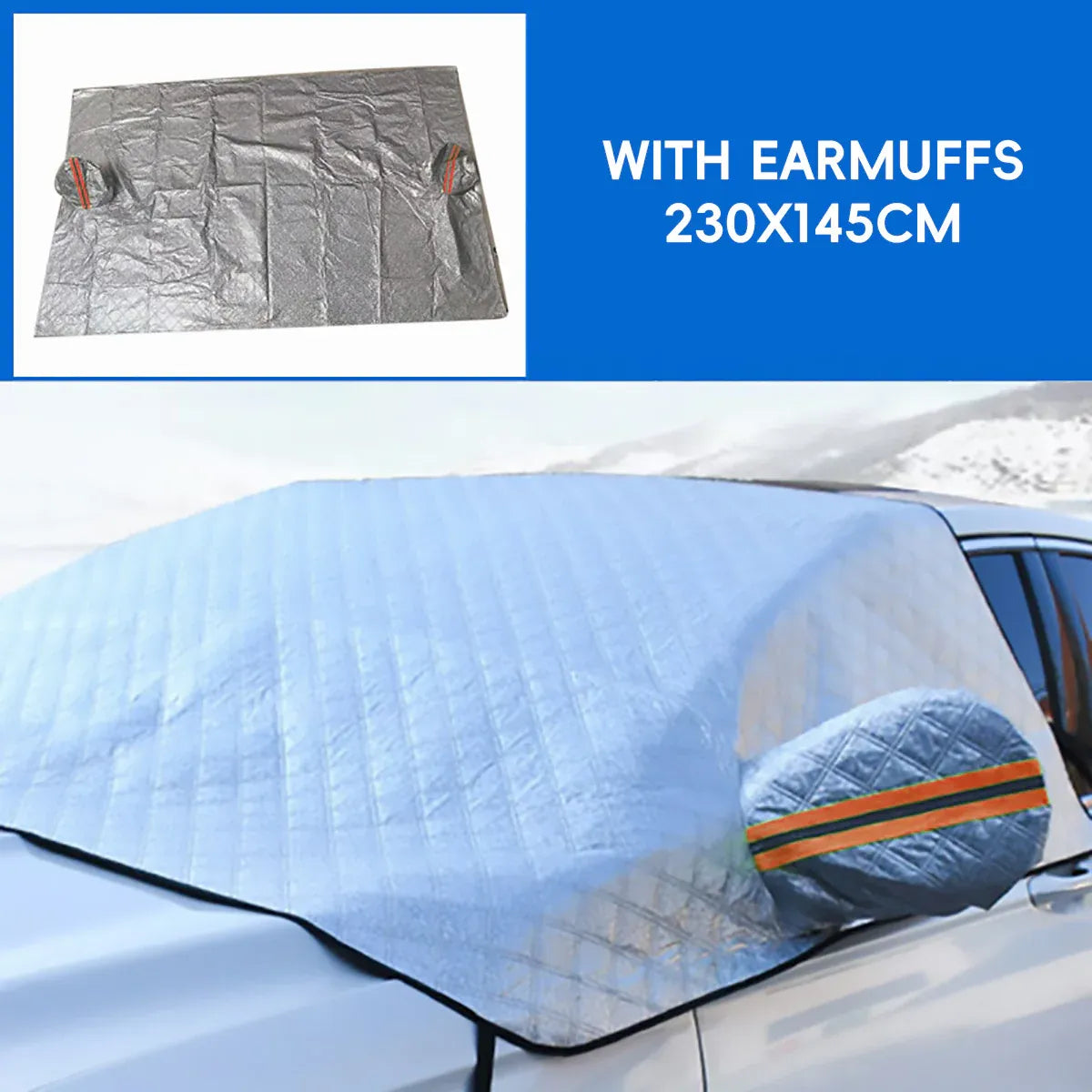Car Windshield Cover SUV Sun Shade Windscreen Frost Snow Ice Sunshade Protector V528-CAR-COVER-123202