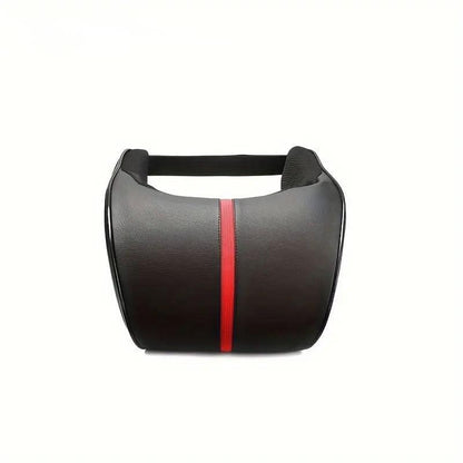 Car Headrest Neck Pillow for Comfortable Travel Support Memory Foam Car Pillow - Red V528-CAR-HEADREST-RED-290027