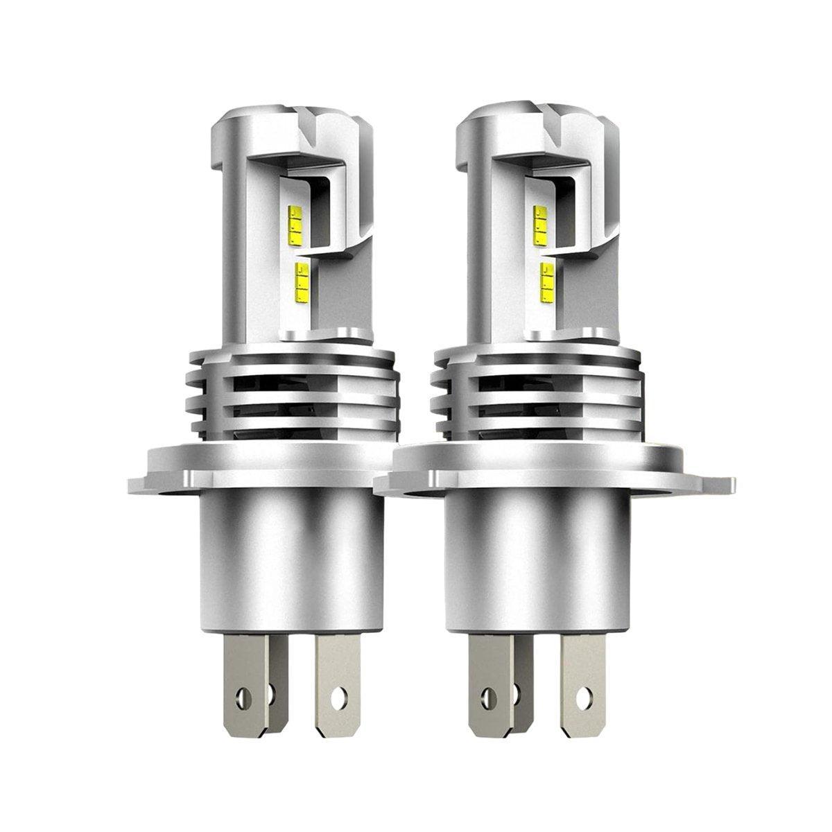 2 Pack H4 LED Headlight Bulbs 6000K White 9600LM High Low Beam Canbus Ready V528-CAR-LIGHTS-2PCS-258800