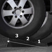 2pcs Plastic Three Step Parking Tire Pads for Cars Recreational Vehicles RV V528-CAR-MAT-BLACK-16P-BDB-853230
