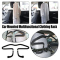 Vehicle Headrest Clothes Hanger PU Leather Suit Rack for Back Seat Storage V528-CAR-SEAT-HANGER-BLACK-521704