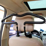 Vehicle Headrest Clothes Hanger PU Leather Suit Rack for Back Seat Storage V528-CAR-SEAT-HANGER-BLACK-521704