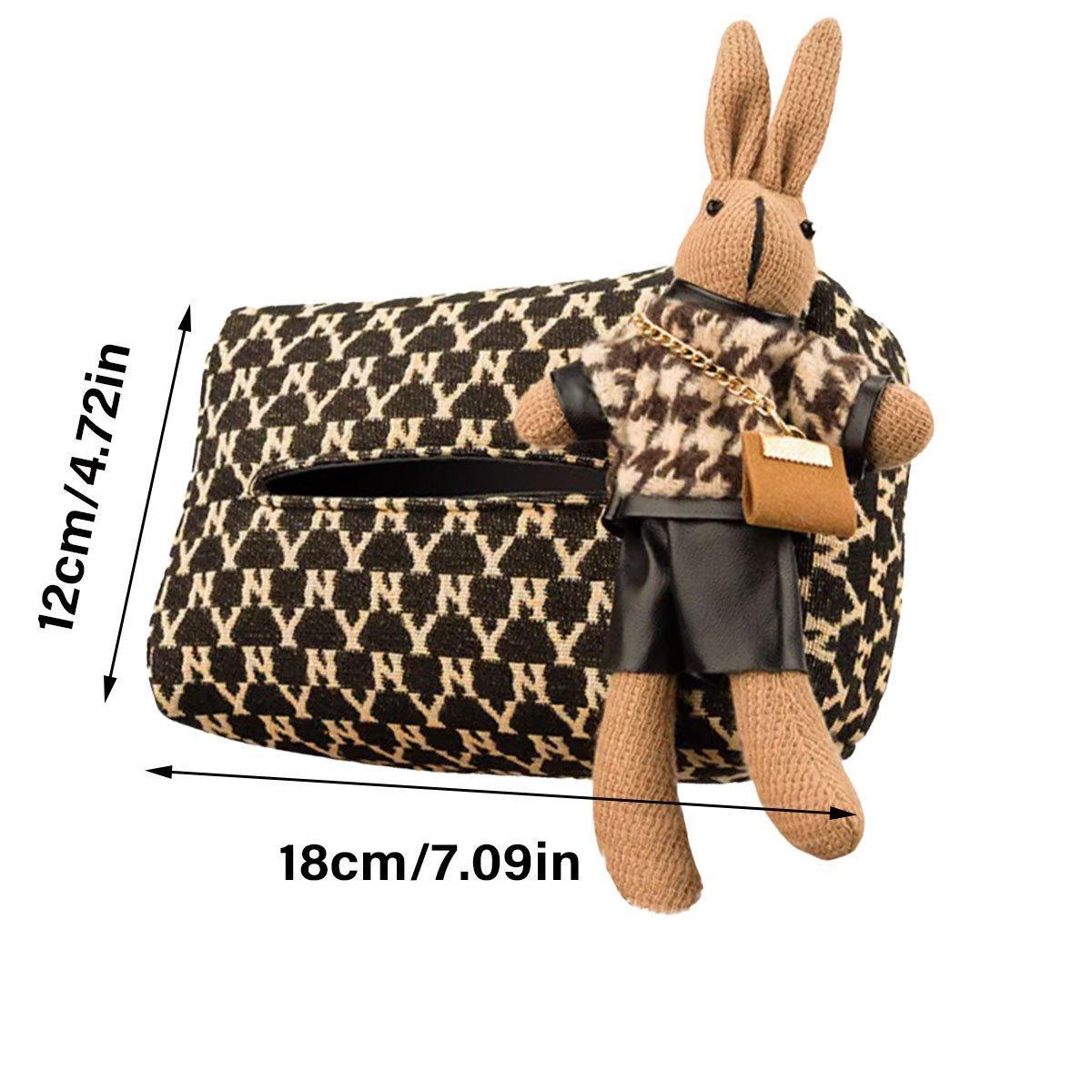 Car Tissue Box Cute Fabric Hanging Box for Car and Living Room Tissue Organizer V528-CAR-TISSUE-214623