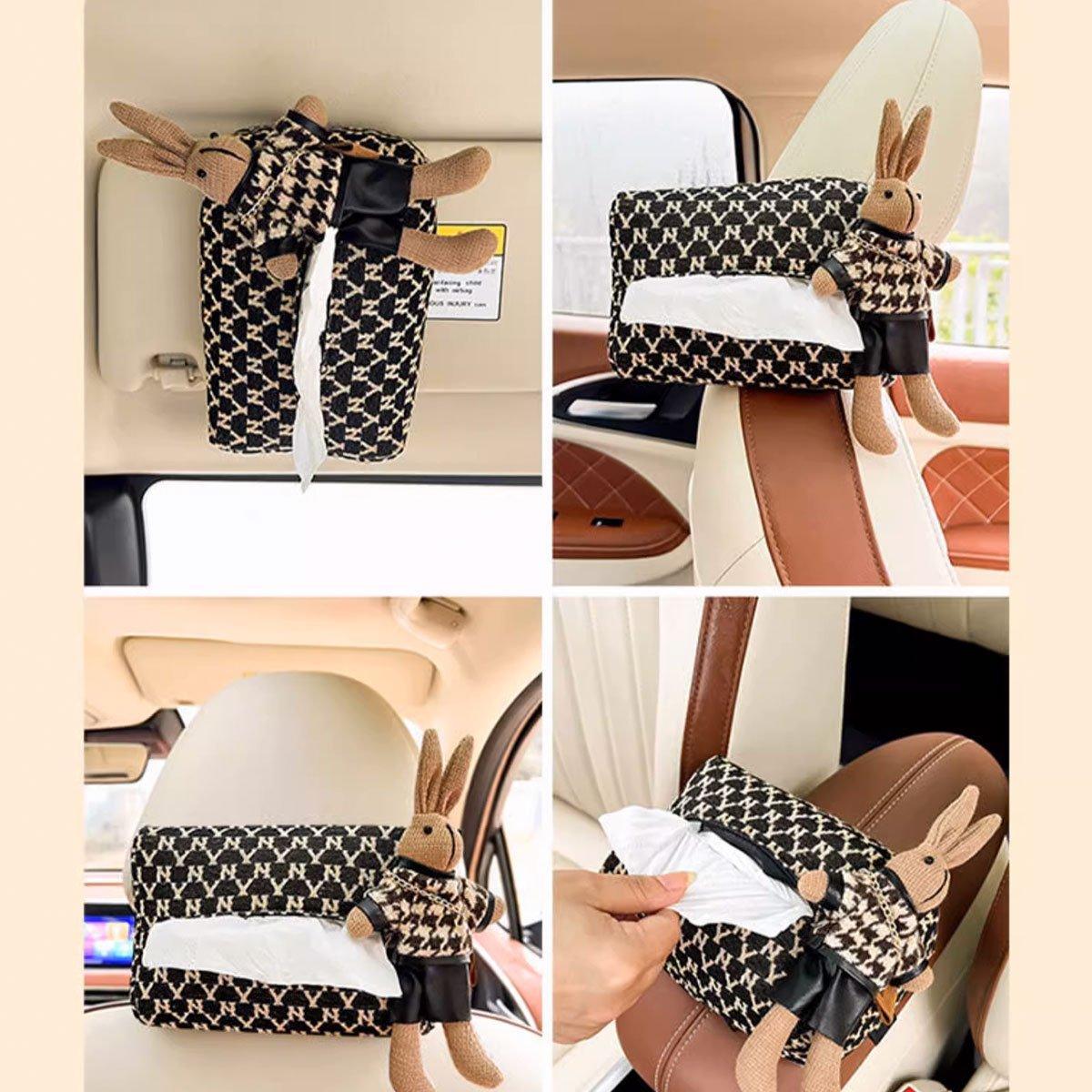 Car Tissue Box Cute Fabric Hanging Box for Car and Living Room Tissue Organizer V528-CAR-TISSUE-214623