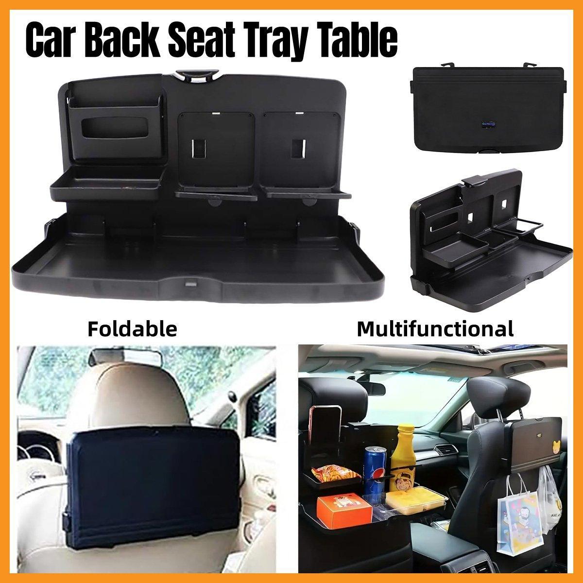 Foldable Back Seat Tray Table Multifunctional Car Organizer with Drink and Laptop Holder V528-CAR-TRAY-505066