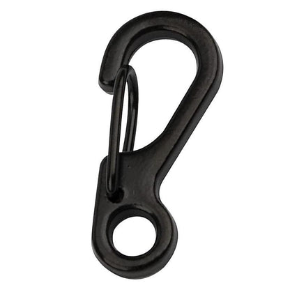 10X Mini Alloy Carabiner Keychain Durable Snap Spring Clip Hook - Gun Grey V528-CARABINER-GUNGREY-515317