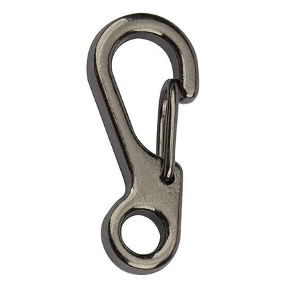10X Mini Alloy Carabiner Keychain Durable Snap Spring Clip Hook - Gun Grey V528-CARABINER-GUNGREY-515317
